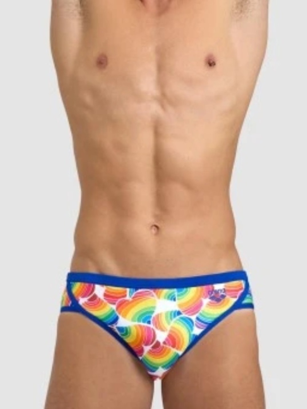 NWT Arena Performance Men's Pride Swim Brief Chlorine Resistant MaxLife USA 24